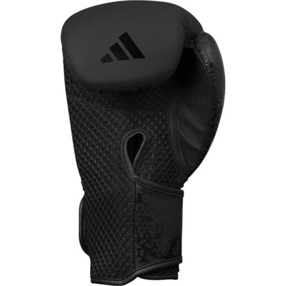 Adidas Combat 50 Boxing Gloves (Black/Black) - Combat Sports Glove