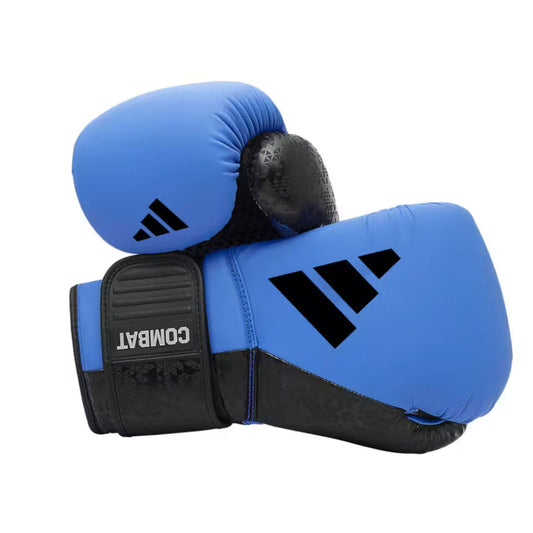 Adidas Combat 50 Boxing Gloves (Blue Rash/Black) - Combat Sports Glove