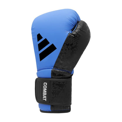 Adidas Combat 50 Boxing Gloves (Blue Rash/Black) - Combat Sports Glove