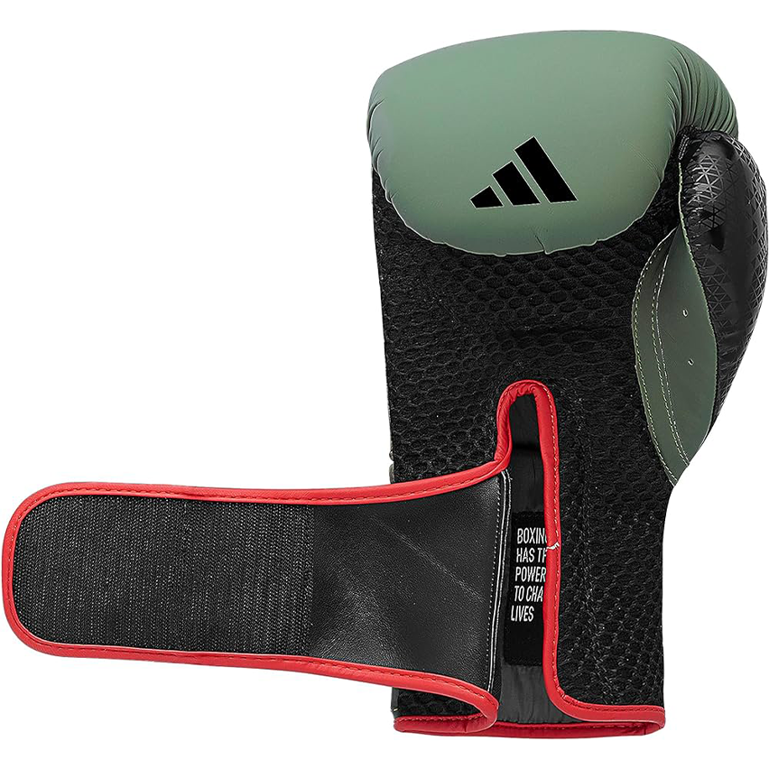 Adidas Combat 50 Boxing Gloves (Orbit Green/Black) - Combat Sports Glove