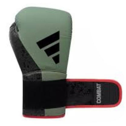 Adidas Combat 50 Boxing Gloves (Orbit Green/Black) - Combat Sports Glove