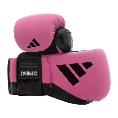 Adidas Combat 50 Boxing Gloves (Pink/Black) - Combat Sports Glove