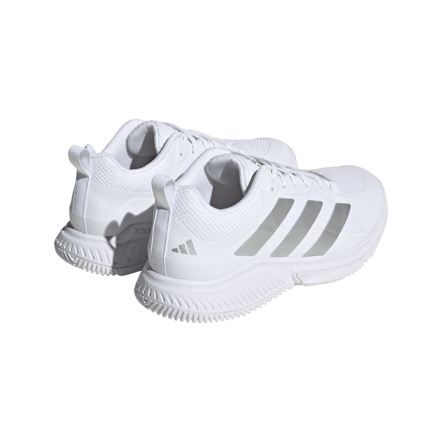 Adidas Court Team Bounce 2.0 Women's Indoor Sports Shoes Trainers (White/Silver)