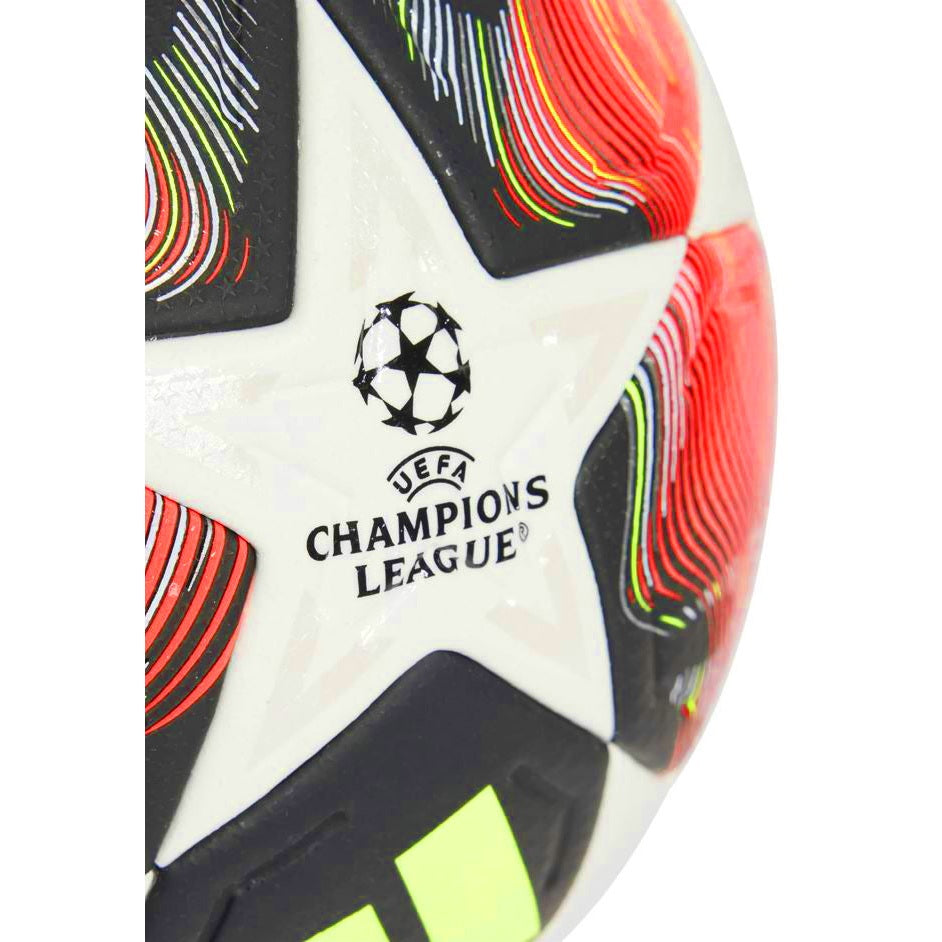 Adidas Fired Up Pro - Official Match Ball UEFA Champions League Football Soccer - Size 5 (White/Red)