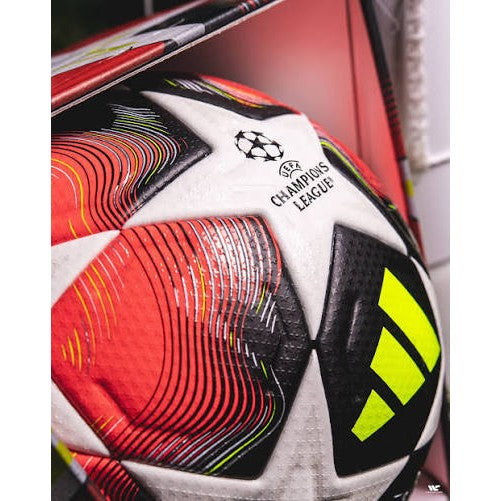 Adidas Fired Up Pro - Official Match Ball UEFA Champions League UCL Football Soccer - Size 5 White/Red