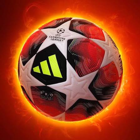 Adidas Fired Up Pro - Official Match Ball UEFA Champions League UCL Football Soccer - Size 5 White/Red