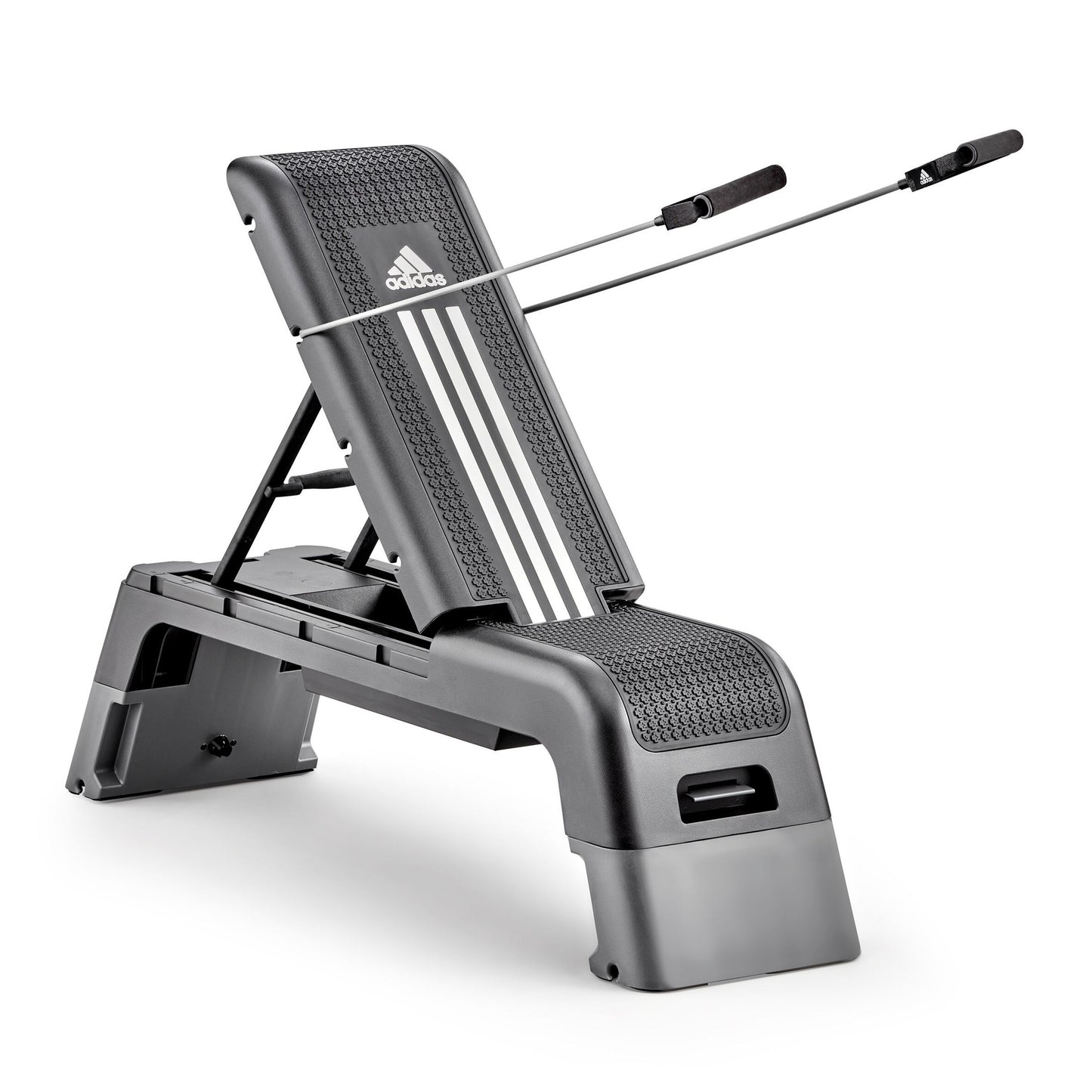Adidas HIIT Deck - Aerobic Fitness Step - Weight Bench - Workout Platform Black/White