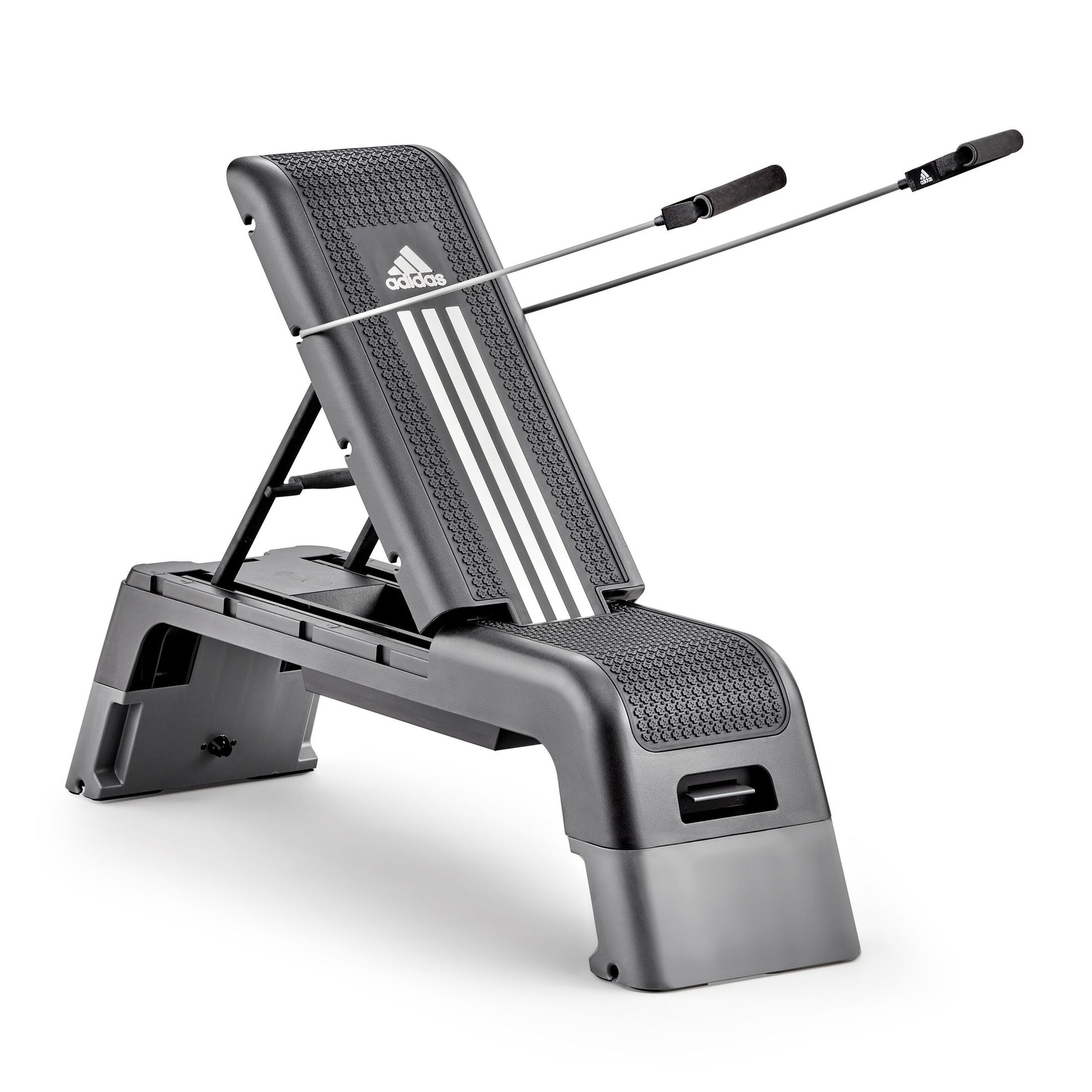 Adidas HIIT Deck - Aerobic Fitness Step - Weight Bench - Workout Platform Black/White