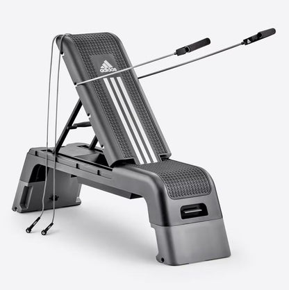 Adidas HIIT Deck - Aerobic Fitness Step - Weight Bench - Workout Platform Black/White
