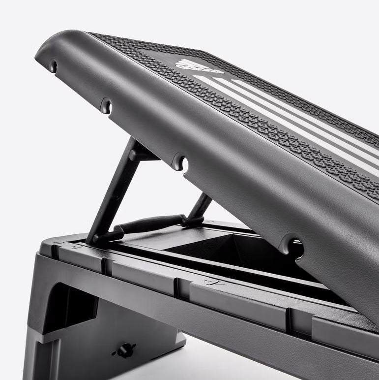 Adidas HIIT Deck - Aerobic Fitness Step - Weight Bench - Workout Platform Black/White