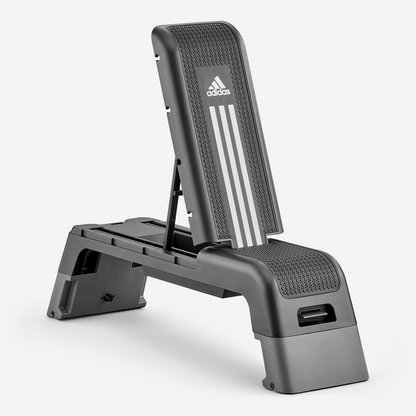 Adidas HIIT Deck - Aerobic Fitness Step - Weight Bench - Workout Platform Black/White