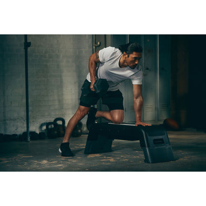 Adidas HIIT Deck - Aerobic Fitness Step - Weight Bench - Workout Platform Black/White