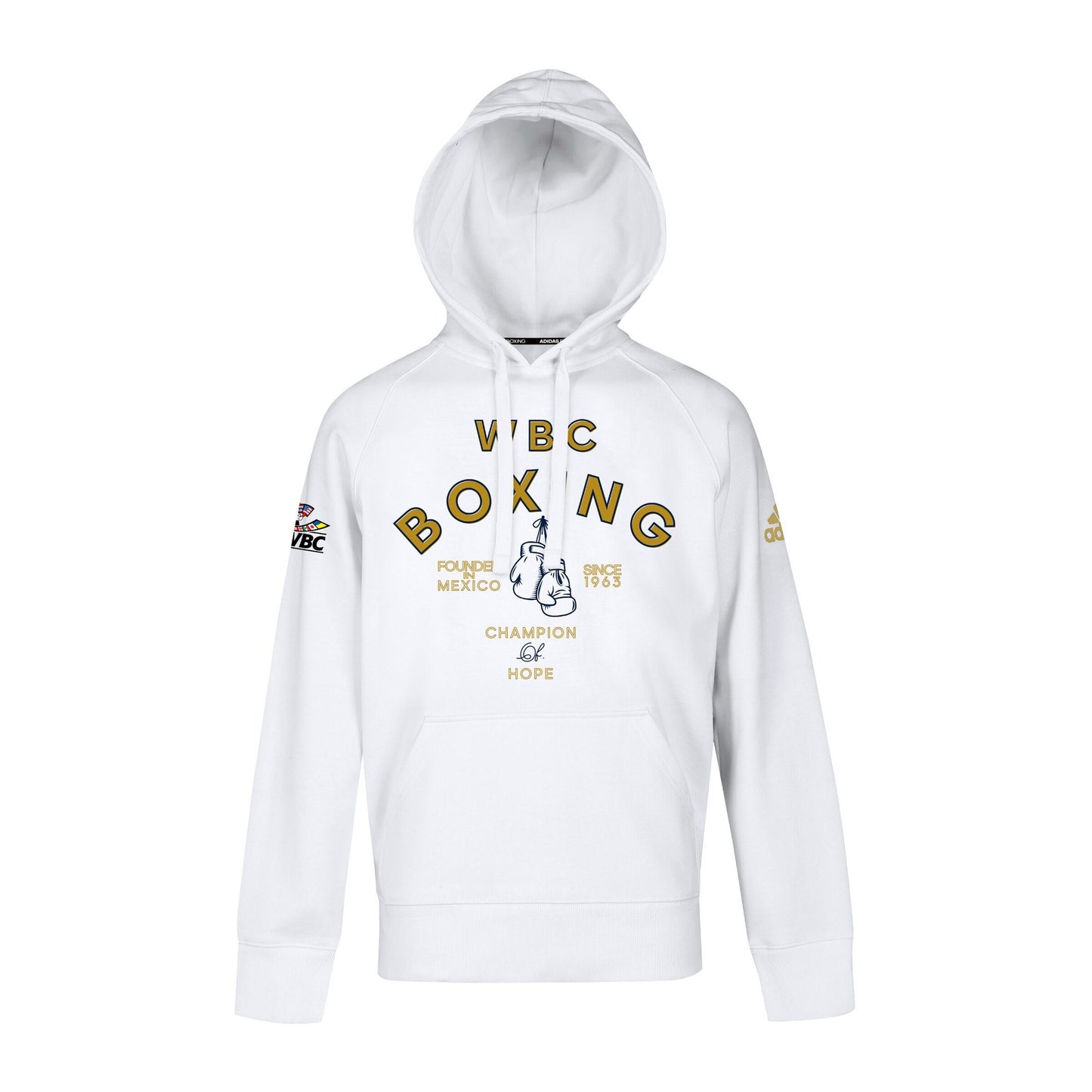 Adidas Men's World Boxing Championship Hoodie WBC Hoody (White)