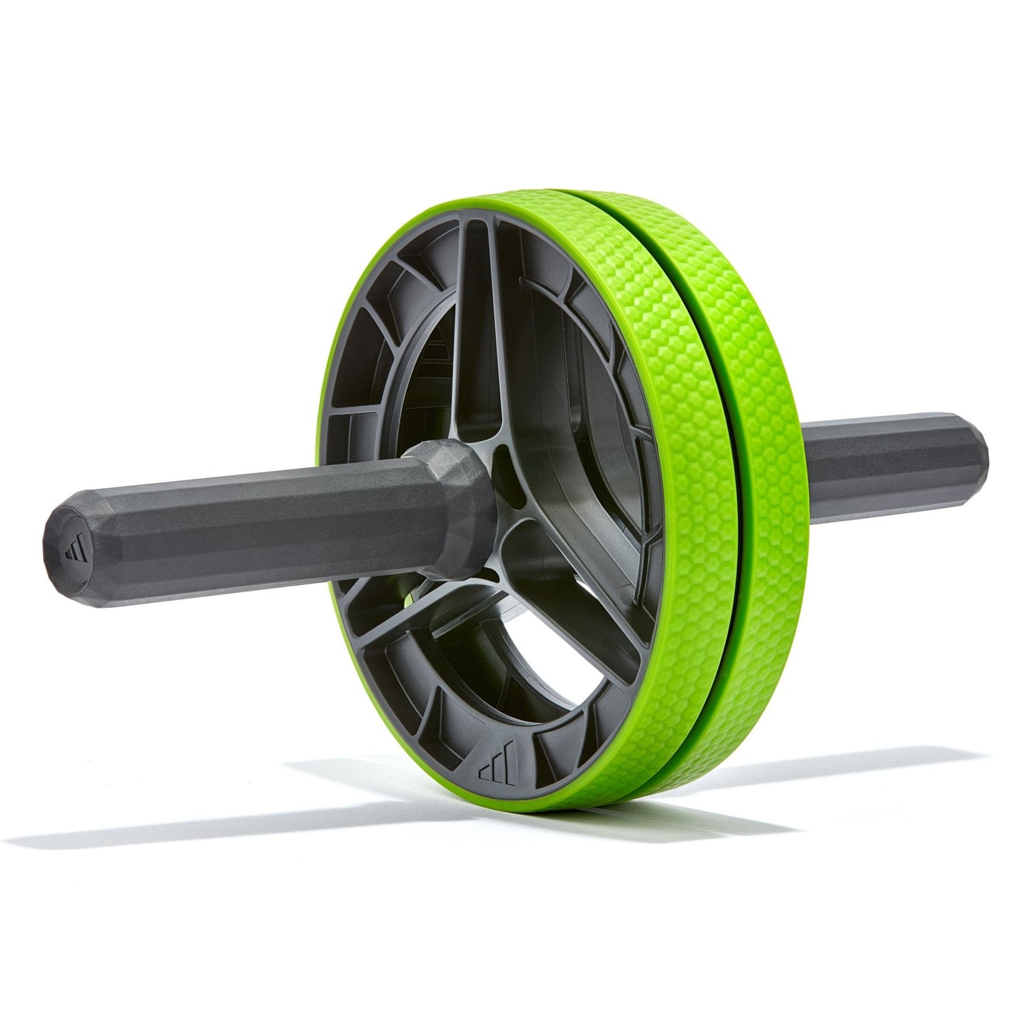 Adidas Performance AB Wheel Abdominal Fitness Training Roller (Black/Lime)