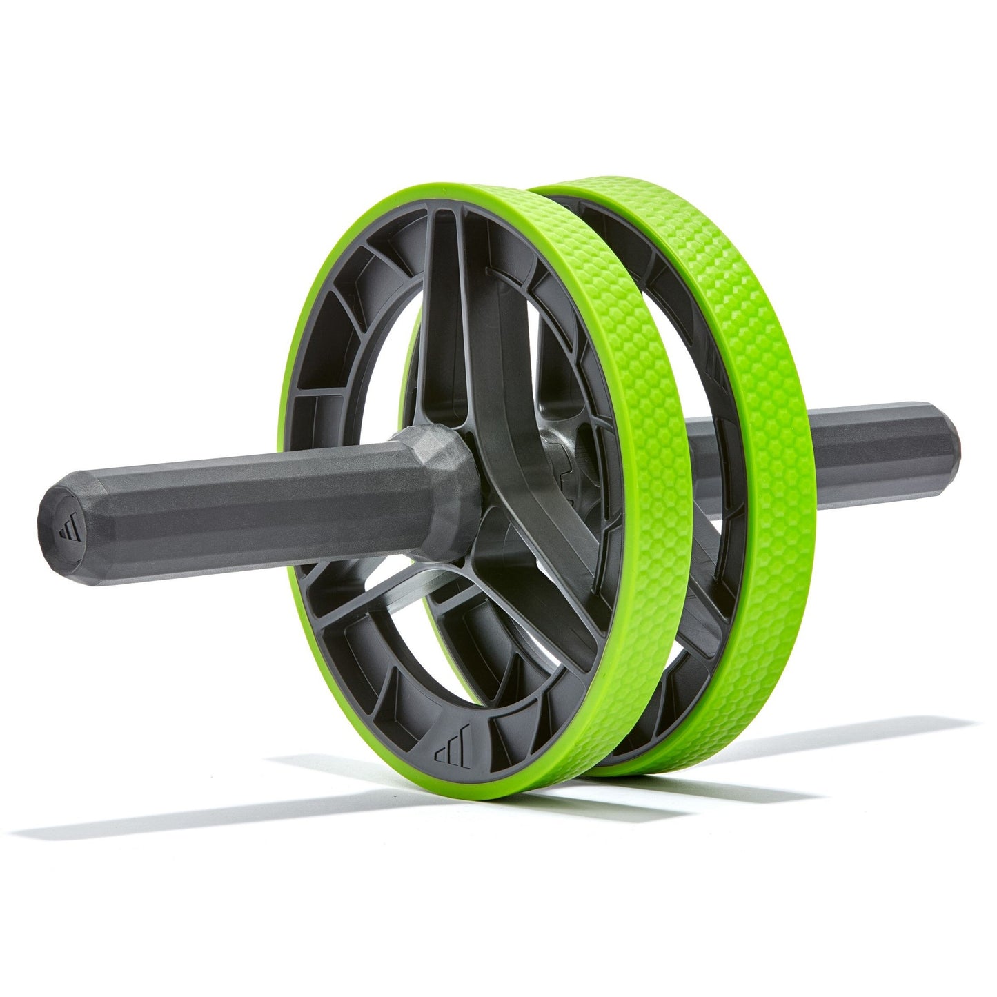Adidas Performance AB Wheel Abdominal Fitness Training Roller (Black/Lime)