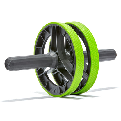 Adidas Performance AB Wheel Abdominal Fitness Training Roller (Black/Lime)