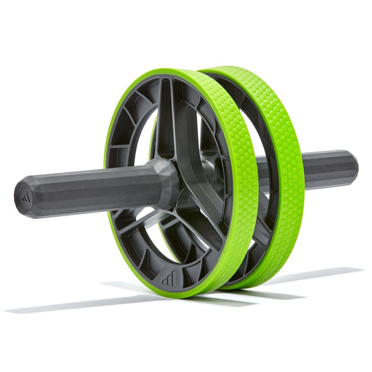 Adidas Performance AB Wheel Abdominal Fitness Training Roller (Black/Lime)