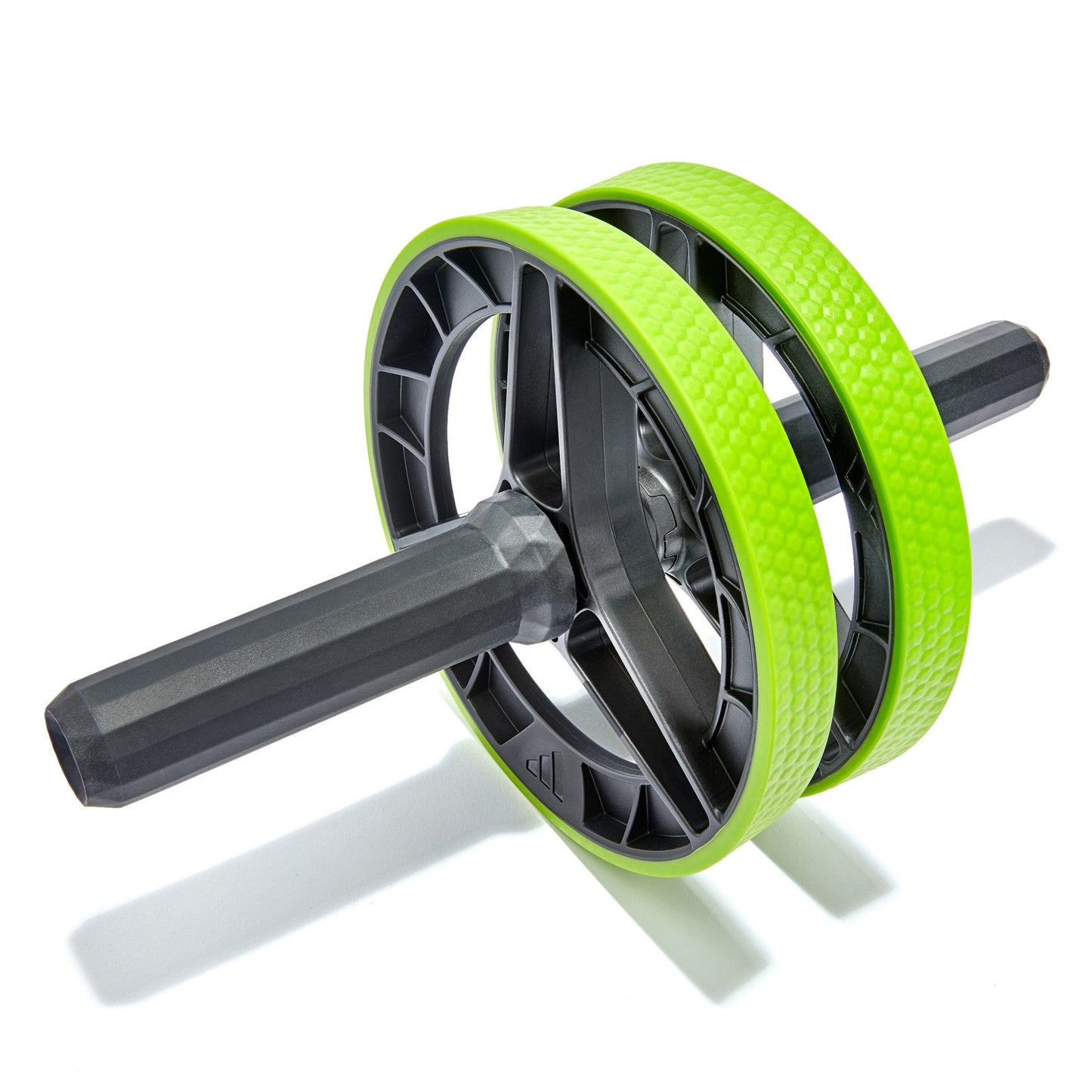 Adidas Performance AB Wheel Abdominal Fitness Training Roller (Black/Lime)