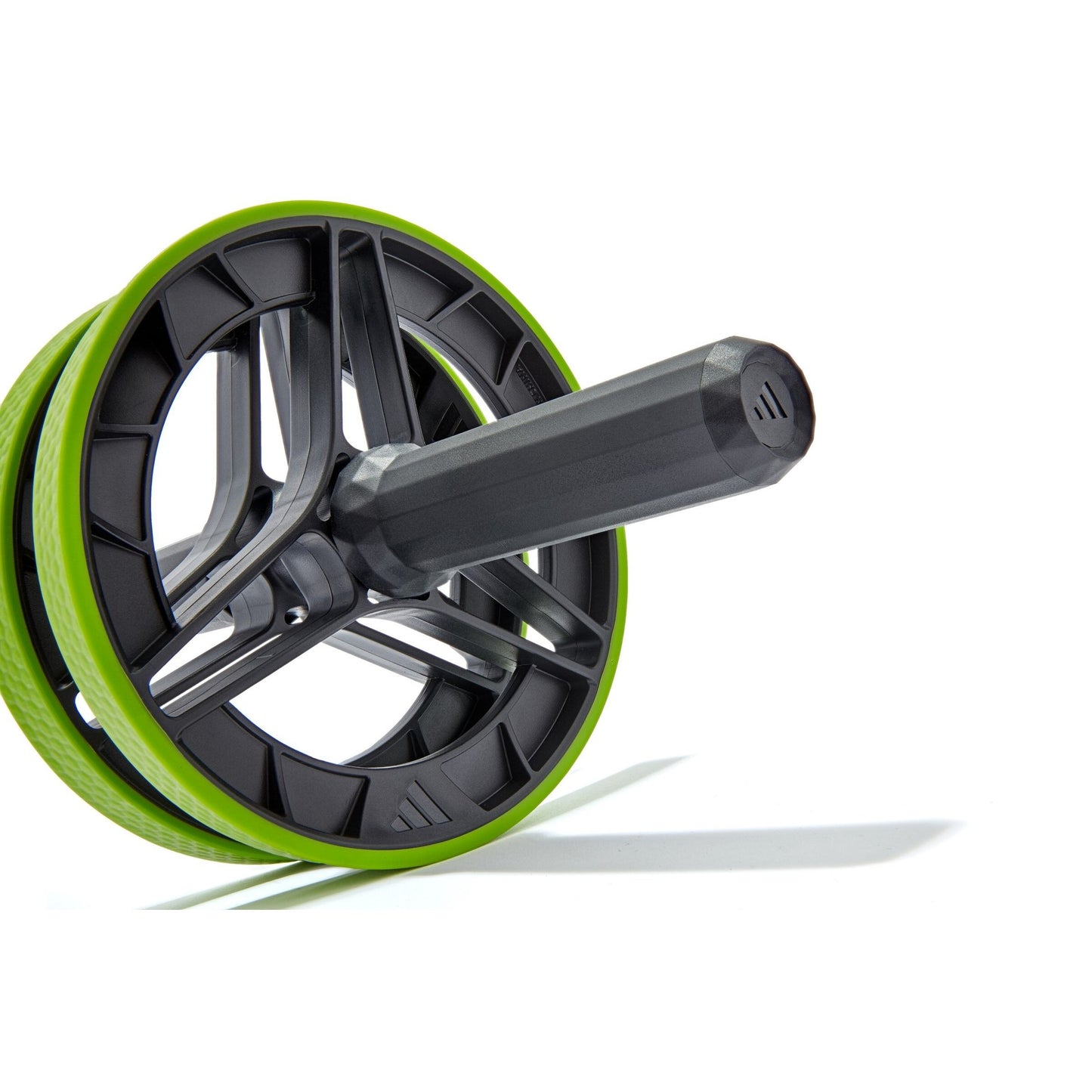 Adidas Performance AB Wheel Abdominal Fitness Training Roller (Black/Lime)