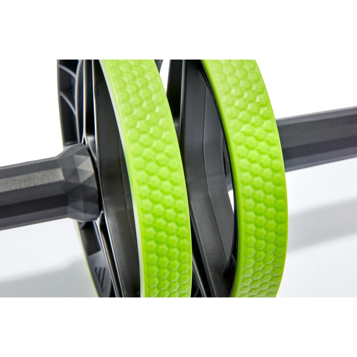 Adidas Performance AB Wheel Abdominal Fitness Training Roller (Black/Lime)