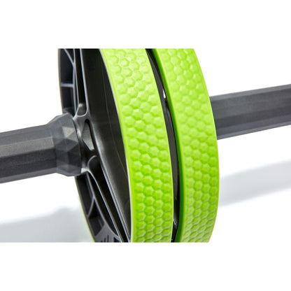 Adidas Performance AB Wheel Abdominal Fitness Training Roller (Black/Lime)