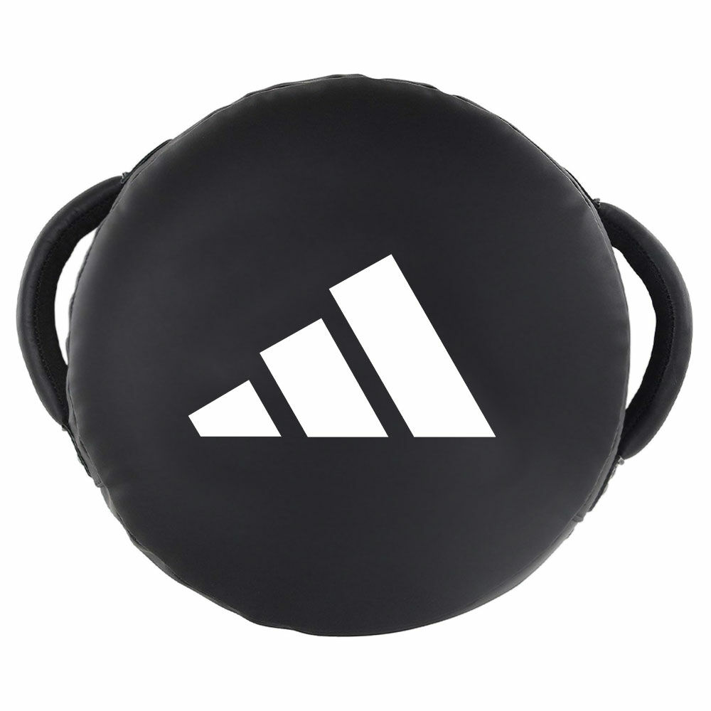 Adidas Round Hit Pad - Boxing Punch Pad (Black/White)