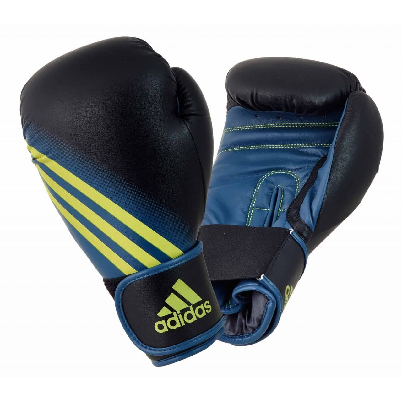 Adidas Speed 300 Boxing Gloves (Black/Blue/Yellow) - Combat Sports Glove