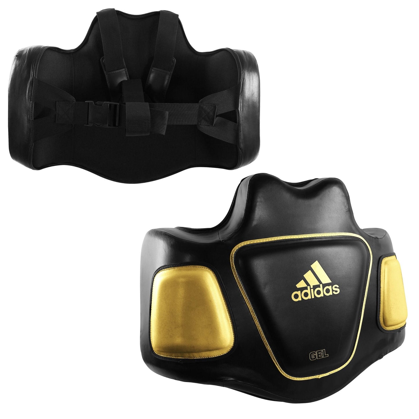 Adidas Super Body Protector Pad for Boxing and Coaching Black/Gold