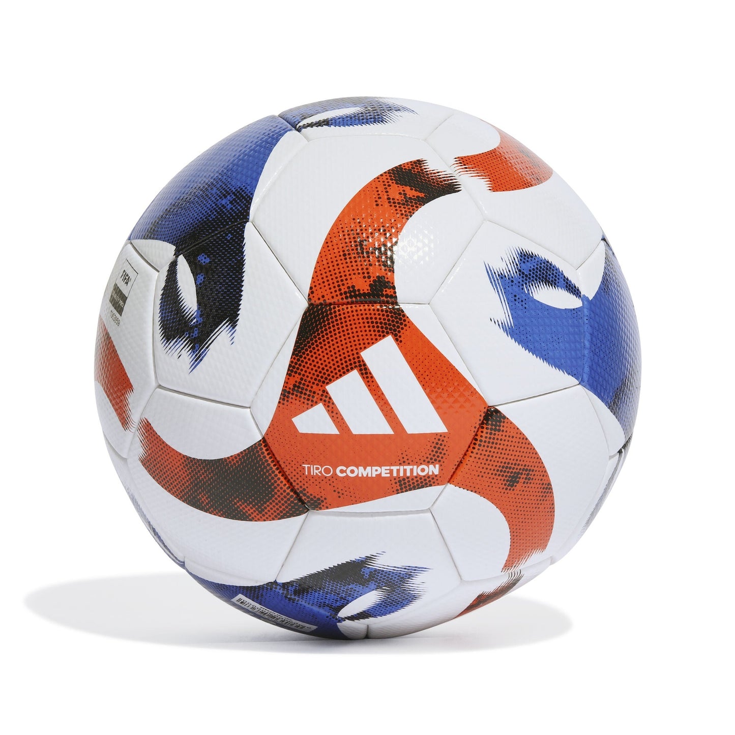 Adidas Tiro Competition Ball Football Soccer (White/Orange/Blue)