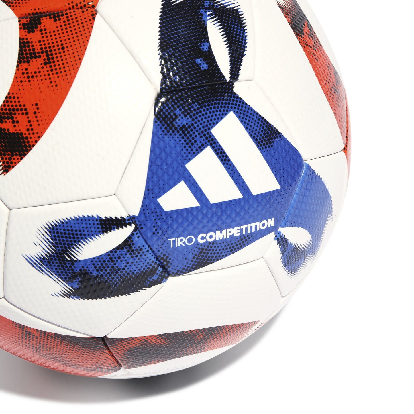 Adidas Tiro Competition Ball Football Soccer (White/Orange/Blue)