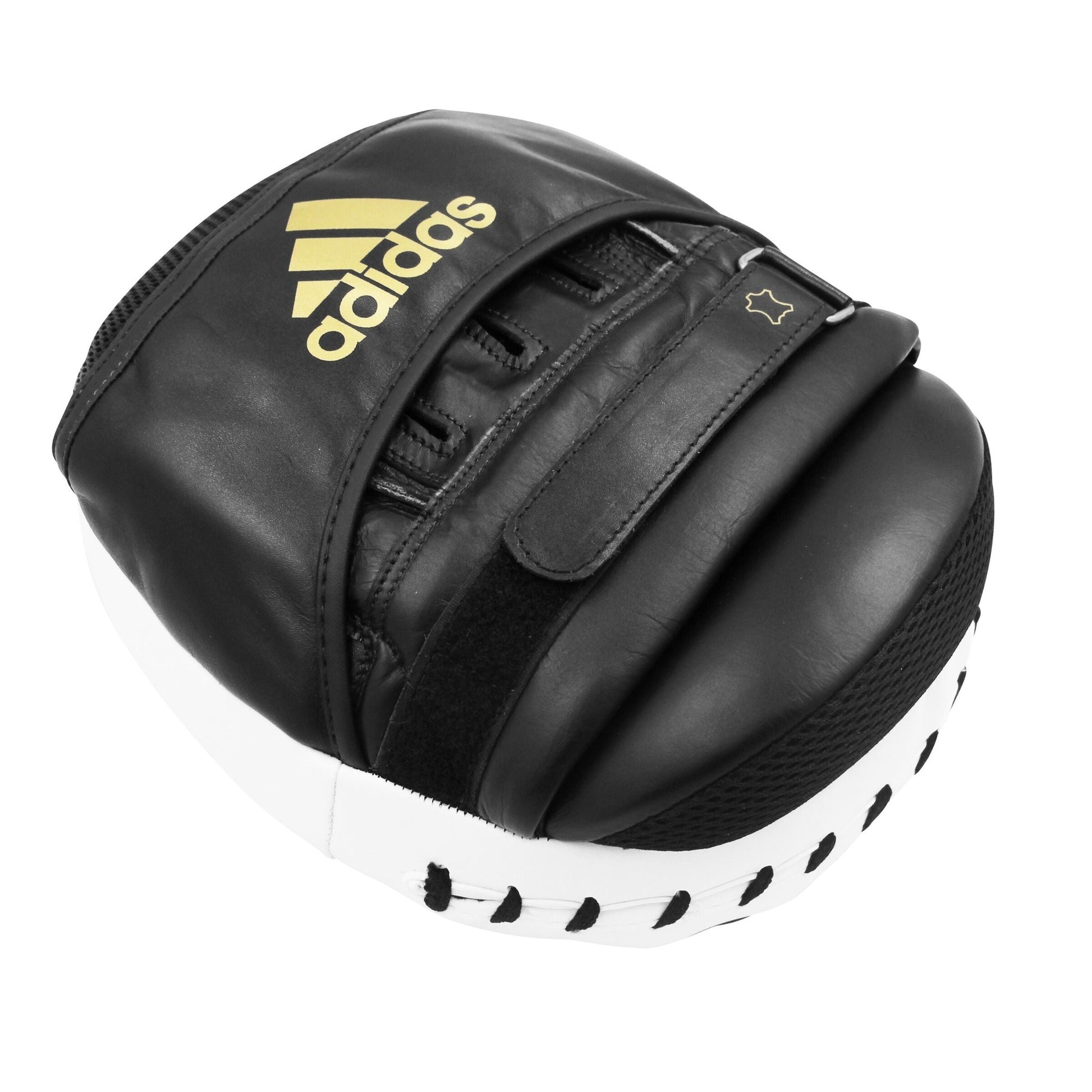 Adidas Ultimate Classic Air Focus Mitts Vacuum Pads Pro Boxing Mitt Pad Pair Black/Gold