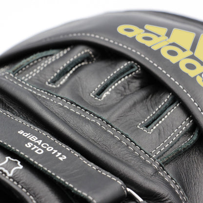 Adidas Ultimate Classic Air Focus Mitts Vacuum Pads Pro Boxing Mitt Pad Pair Black/Gold