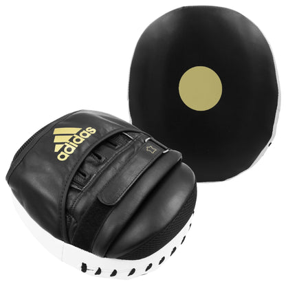 Adidas Ultimate Classic Air Focus Mitts Vacuum Pads Pro Boxing Mitt Pad Pair Black/Gold