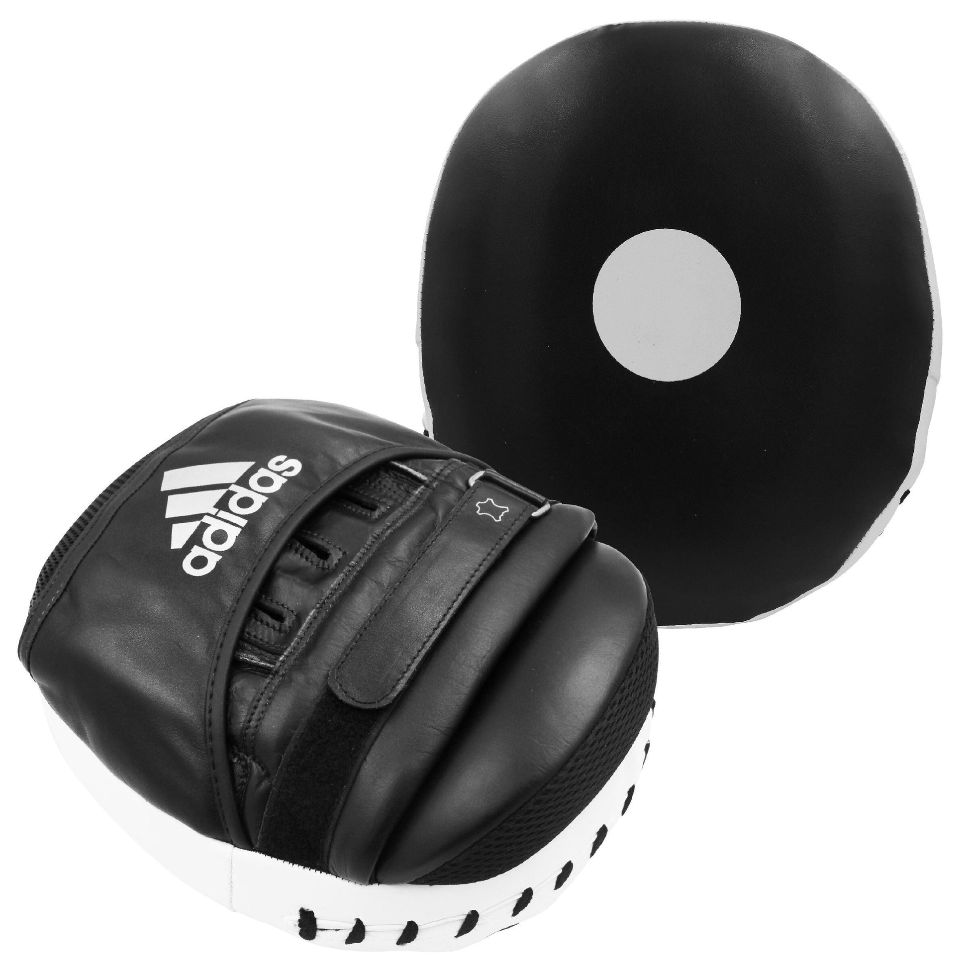Adidas Ultimate Classic Air Focus Mitts Vacuum Pads Pro Boxing Mitt Pad Pair Black/White