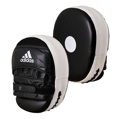 Adidas Ultimate Classic Air Focus Mitts Vacuum Pads Pro Boxing Mitt Pad Pair Black/White