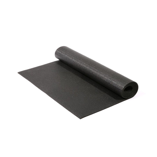 Yoga Mat Pilates Fitness Stretch Training 4mm (Black)