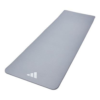 Adidas Yoga Mat Pilates Fitness Stretch Training 8mm (Silver Violet)