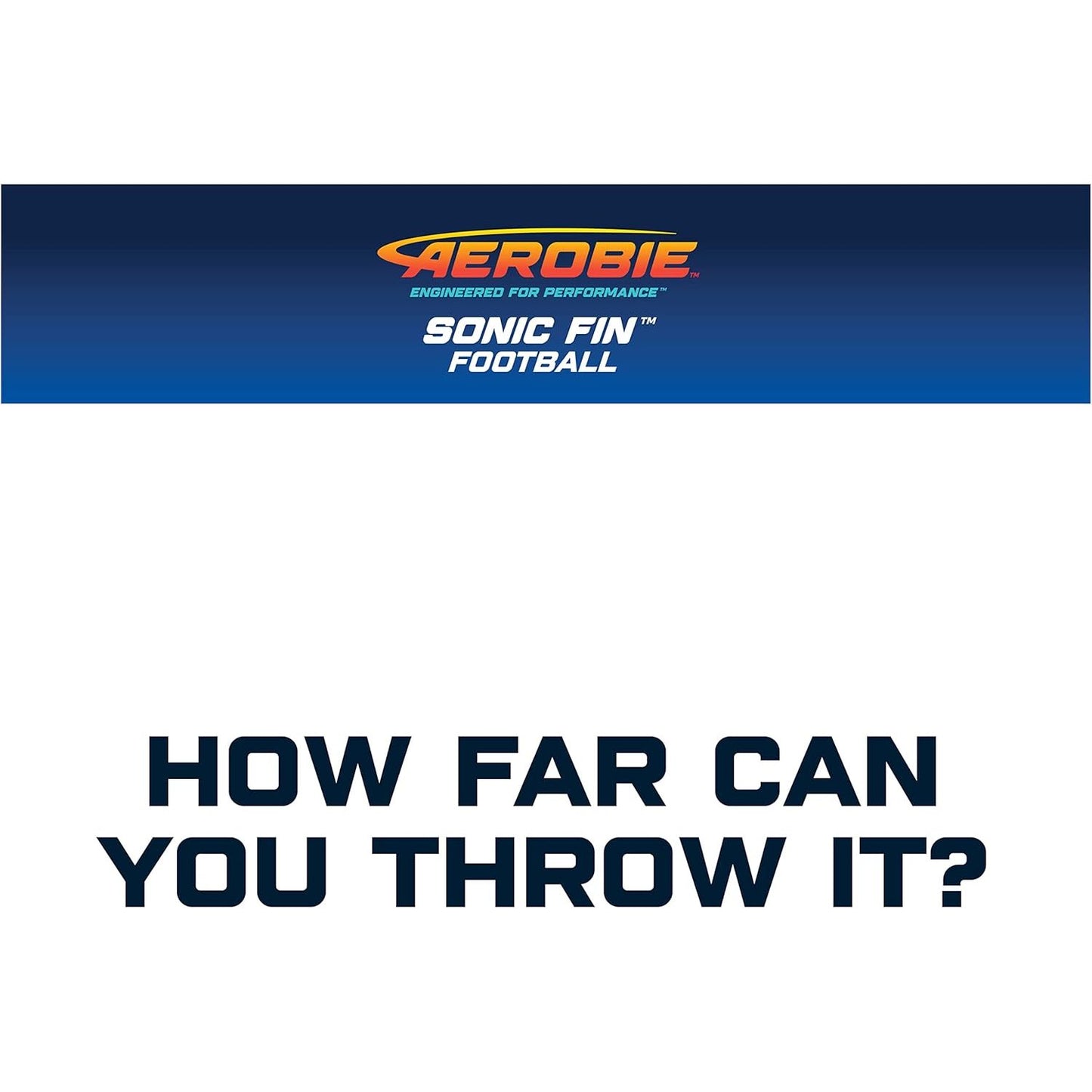 Aerobie Sonic Fin Football by Russell Wilson (Assorted Colours)