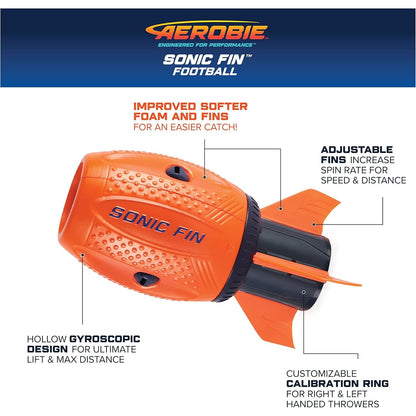 Aerobie Sonic Fin Football by Russell Wilson (Assorted Colours)