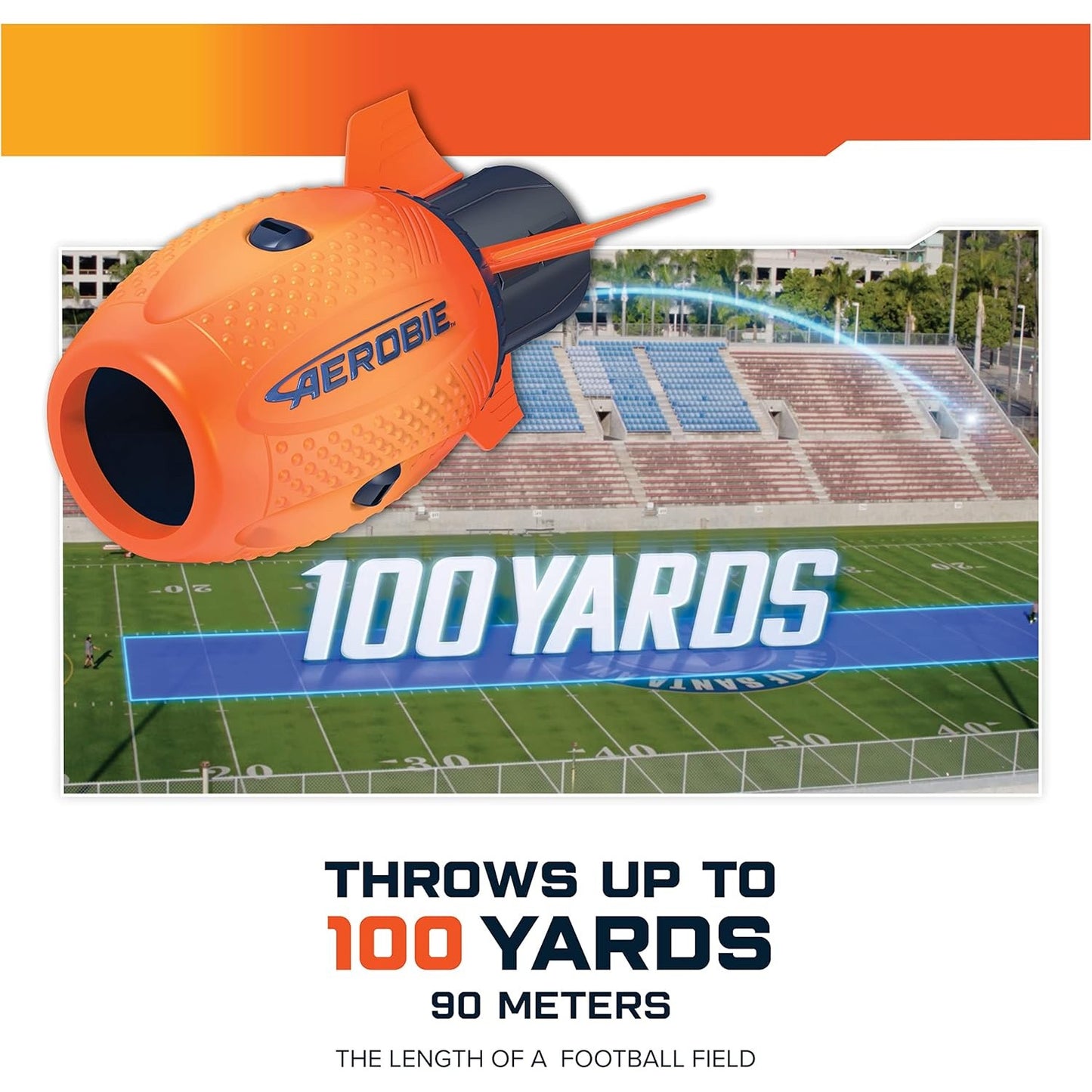 Aerobie Sonic Fin Football by Russell Wilson (Assorted Colours)