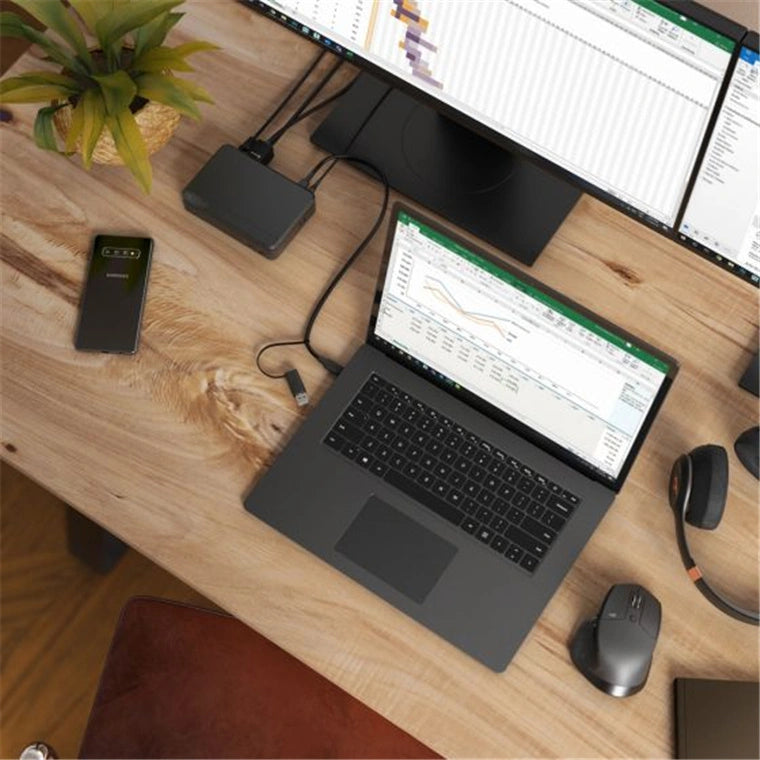 Alogic USB-C & USB 3.0 Dual Display Twin Monitor FHD Pro Docking Station with 85W Power Delivery