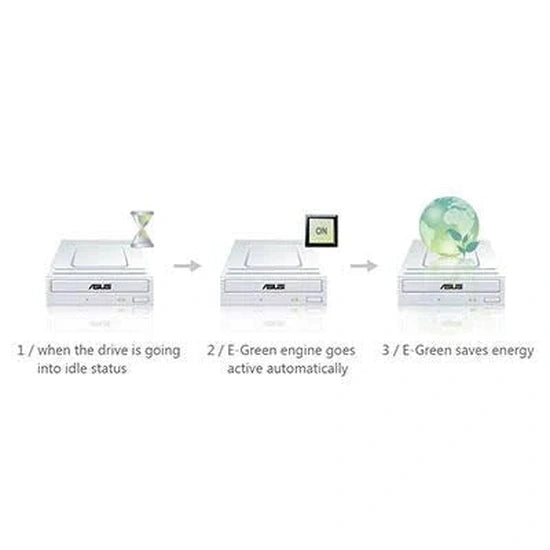 Asus DRW-24D5MT 24x DVD-RW Internal DVD Writer - OEM Pack Black