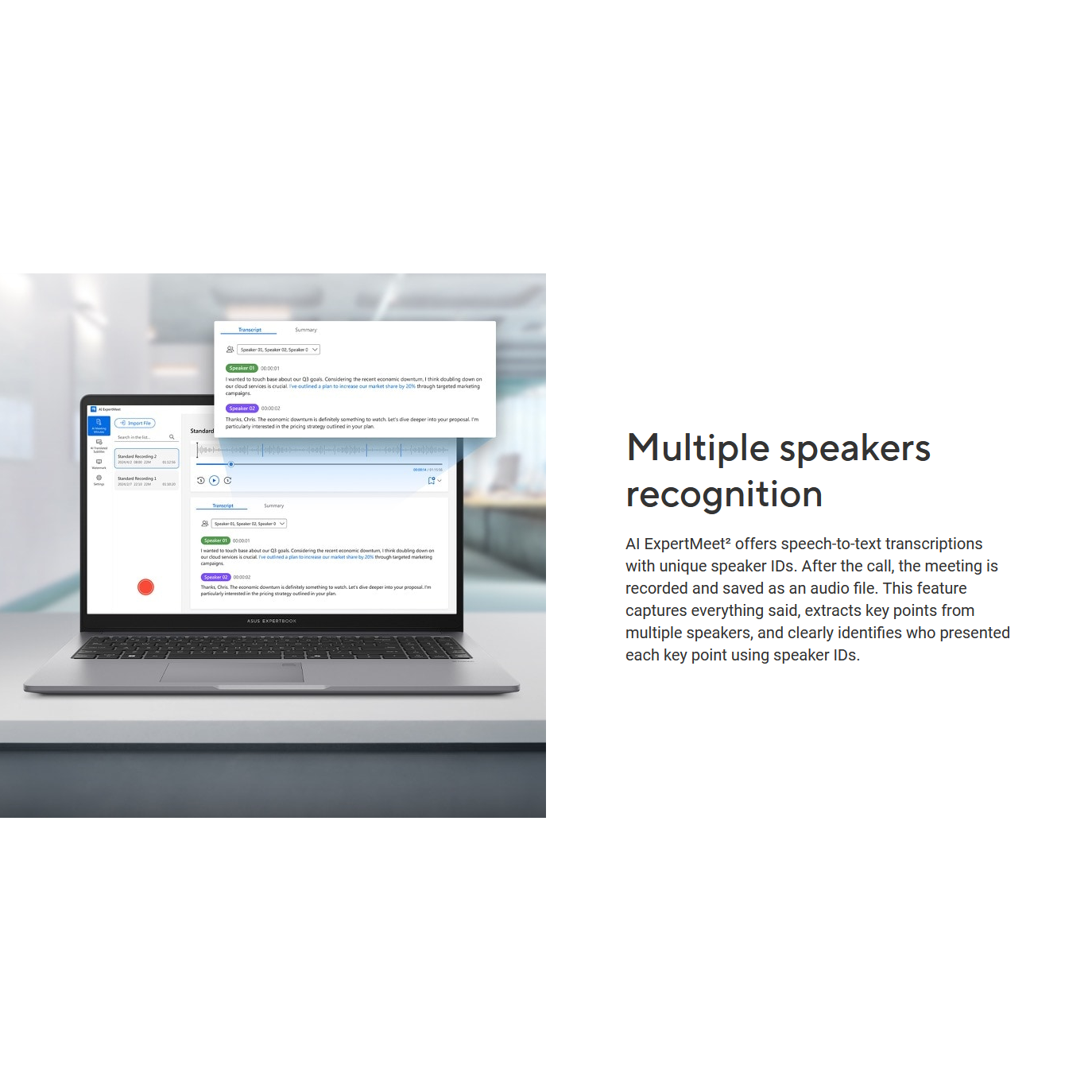 Asus ExpertBook P1 15.6" (P1503CVA-S70660X) | Intel Core i5 | 512GB SSD | 16GB RAM | Windows 11 Pro