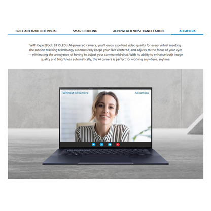 Asus Expertbook B9 14" OLED (B9403CVAR-KM1063X) | 16:10 | WQXGA+ 2880x1800 | Intel Core 7 | Laptop