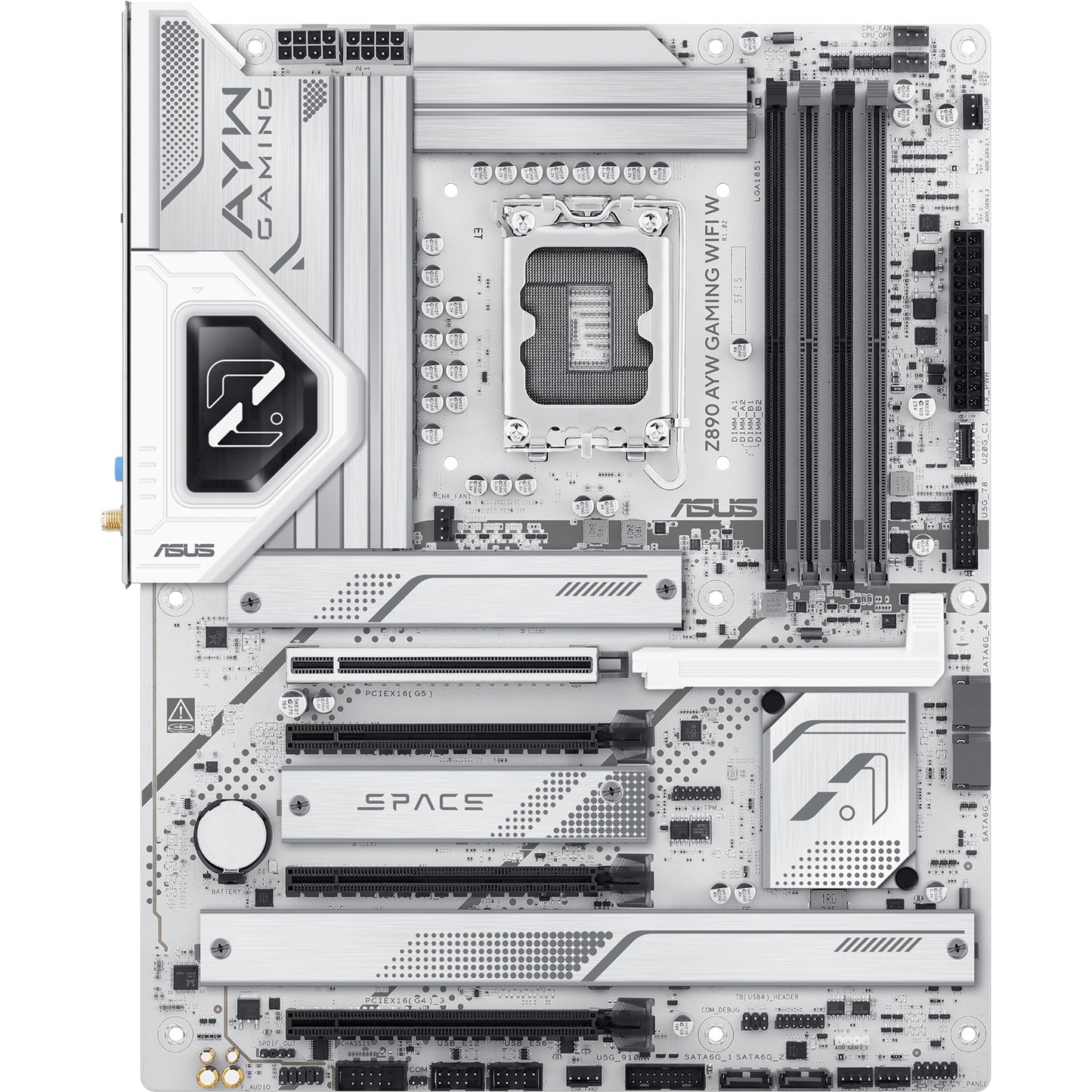 Asus Z890 AYW Gaming WIFI W ATX Motherboard | Intel Socket LGA1851 - Z890 Chipset