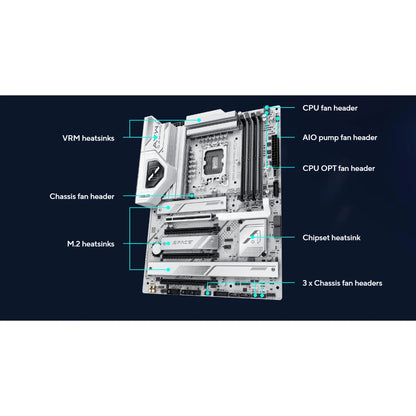 Asus Z890 AYW Gaming WIFI W ATX Motherboard | Intel Socket LGA1851 - Z890 Chipset