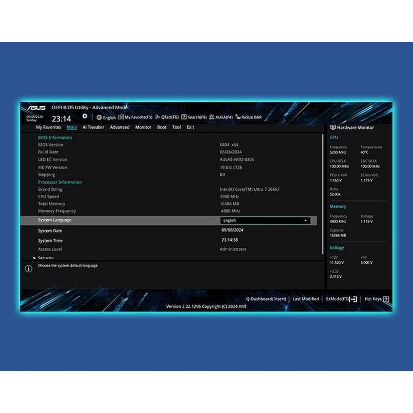 Asus Z890 AYW Gaming WIFI W ATX Motherboard | Intel Socket LGA1851 - Z890 Chipset