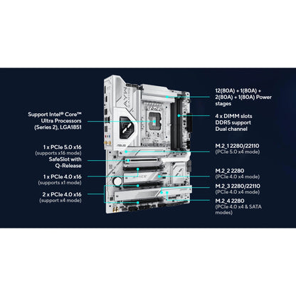 Asus Z890 AYW Gaming WIFI W ATX Motherboard | Intel Socket LGA1851 - Z890 Chipset