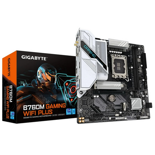 Gigabyte B760M Gaming WIFI Plus DDR5 Intel Socket LGA1700 mATX Motherboard