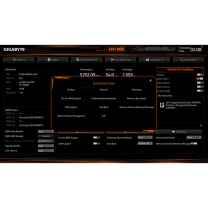 Gigabyte B760M Gaming WIFI Plus DDR5 Intel Socket LGA1700 mATX Motherboard